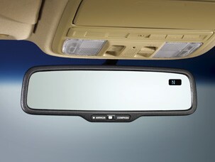 AUTO DAY/NIGHT MIRROR WITH COMPASS, EX (part number:)