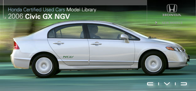 Honda Certified Used Cars Model Library - 2006 Civic GX