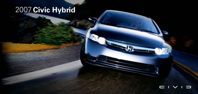 Honda Certified Used Cars Model Library - 2007 Civic Hybrid
