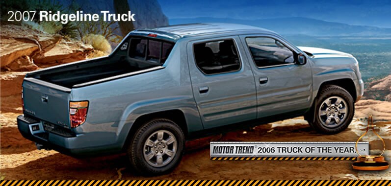 Honda Certified Used Cars Model Library - 2007 Ridgeline
