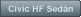 Civic HF Opciones y Precios