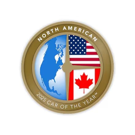 2025 North American car of the year logo