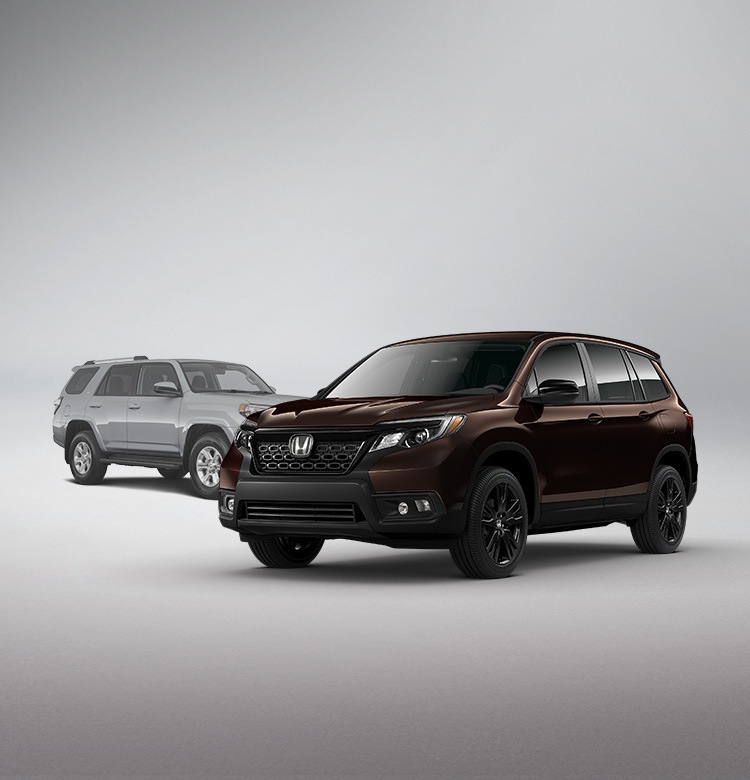 2021 Honda Passport vs. 2021 Toyota 4Runner Comparison Honda