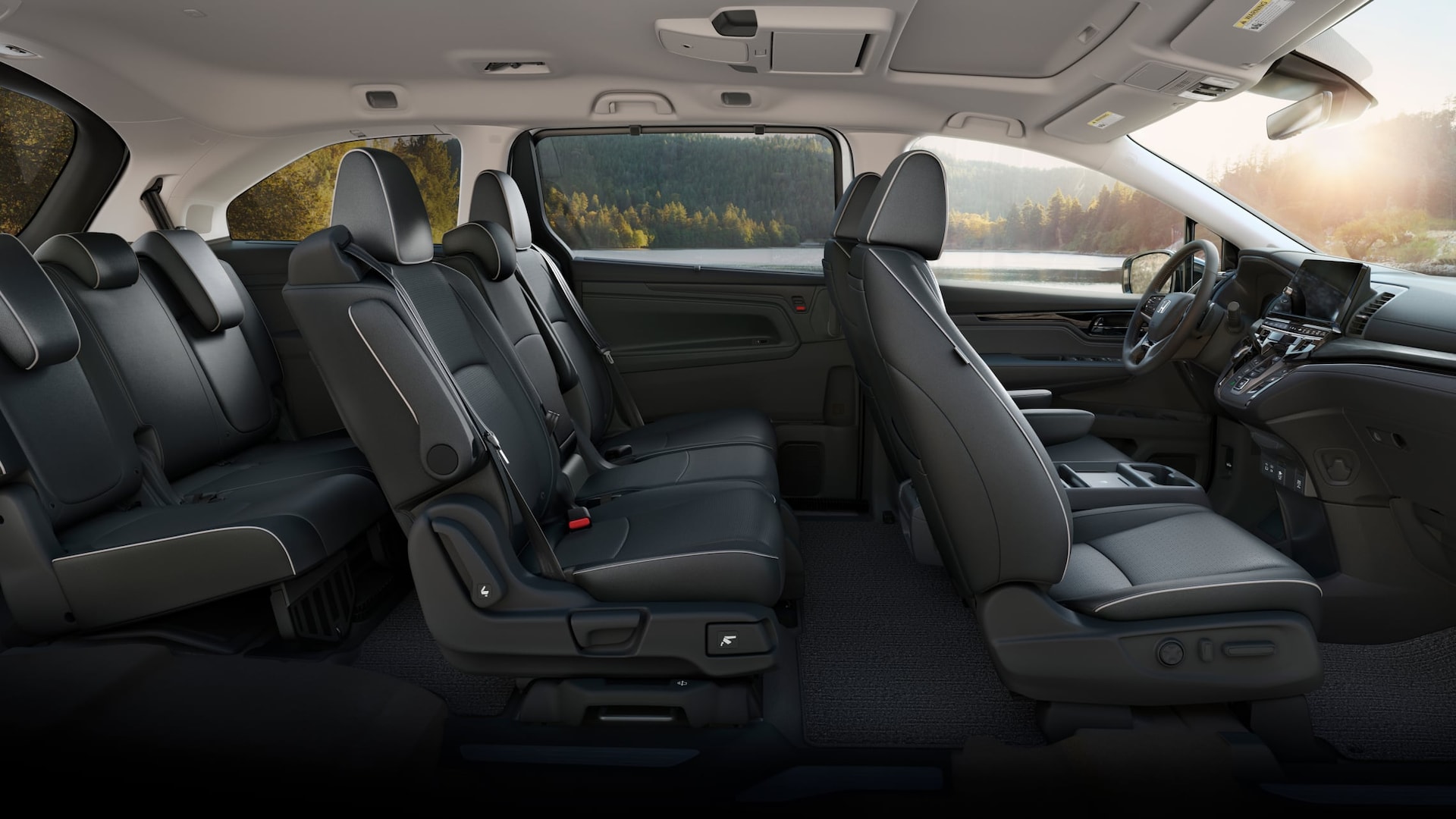 2025 Honda Odyssey Fun & Modern Family Minivan 2025 Honda Odyssey Interior Pictures