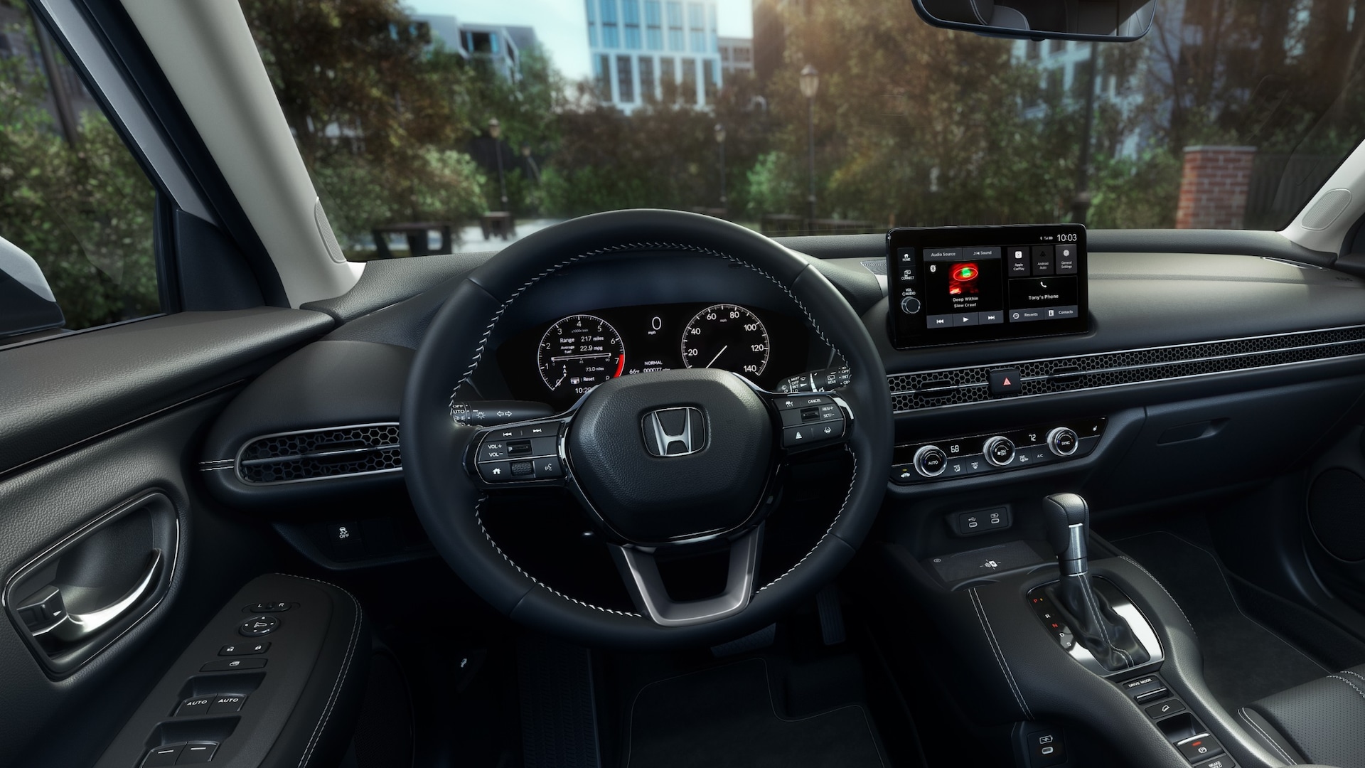 Interior of the Honda HR-V
