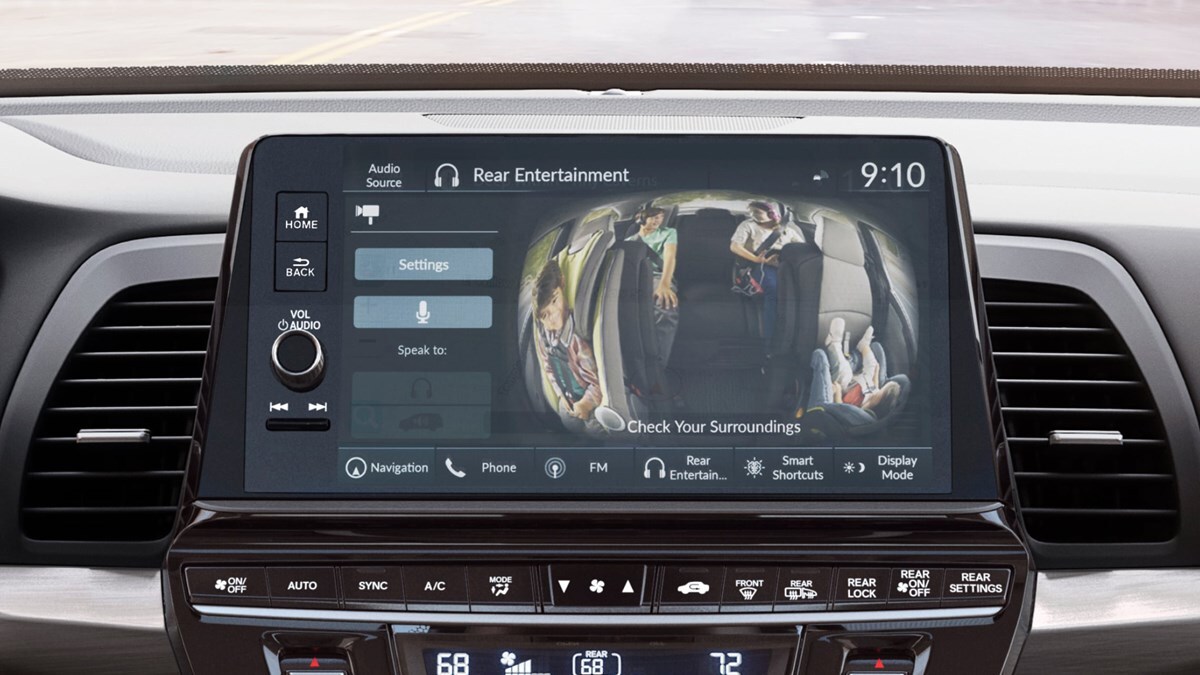 2026 Honda Odyssey CabinWatch and CabinTalk display