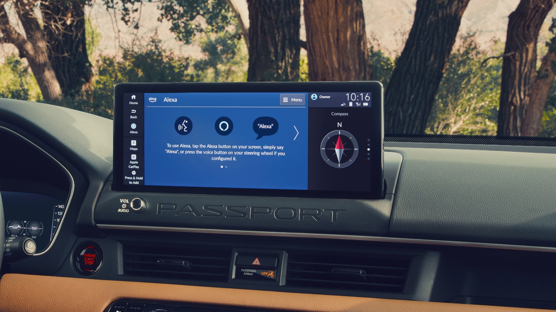 2026 Honda Passport wireless Apple CarPlay Android Auto Alexa connectivity