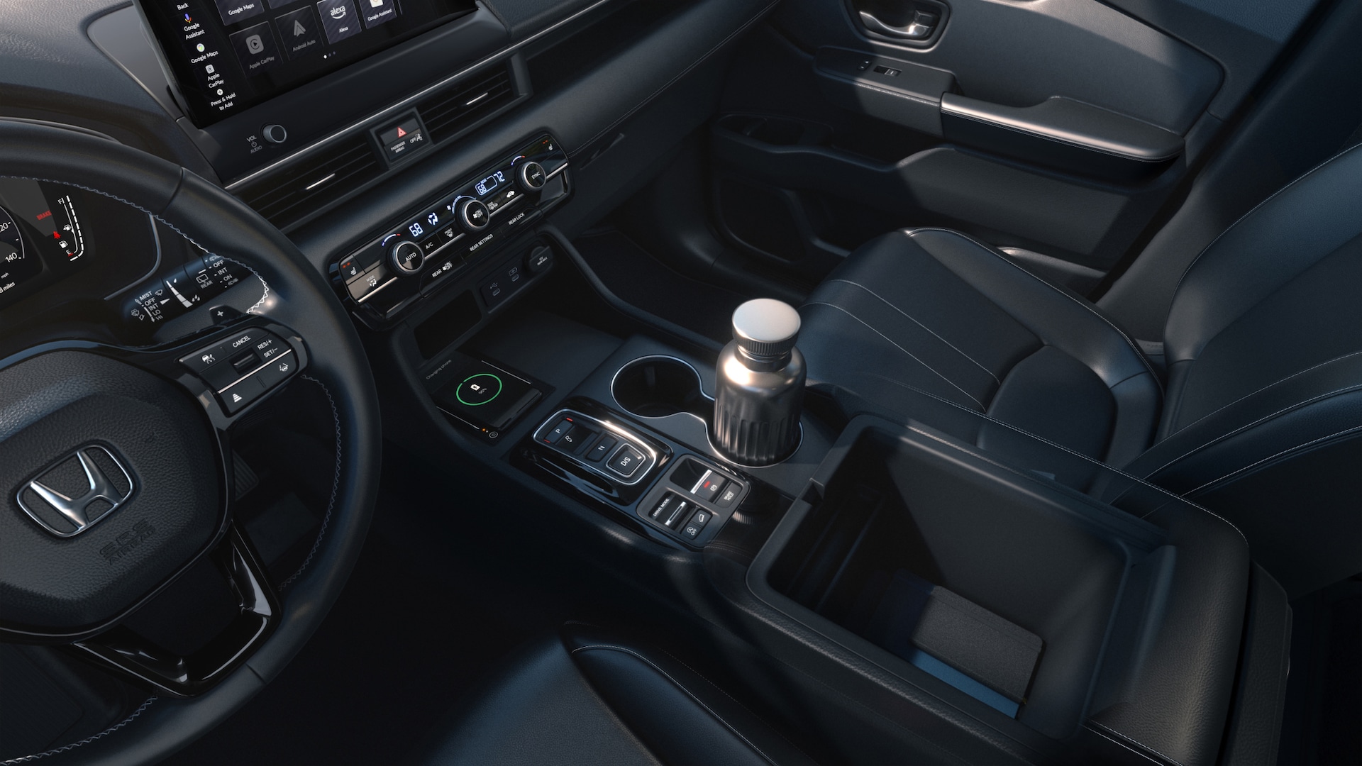 2026 Honda Pilot three-row cabin interior