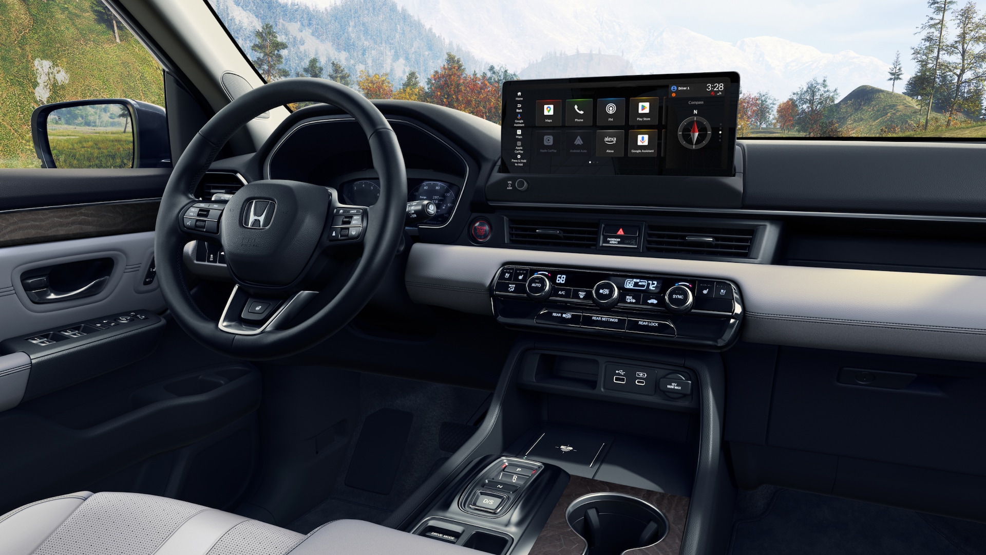 2026 Honda Pilot 12.3-inch touchscreen Google built-in