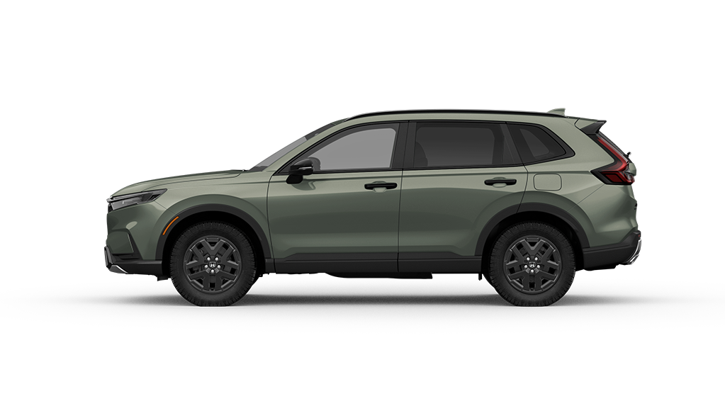 2027 Honda CR-V in Ash Green Metallic (Compact Crossover SUV).