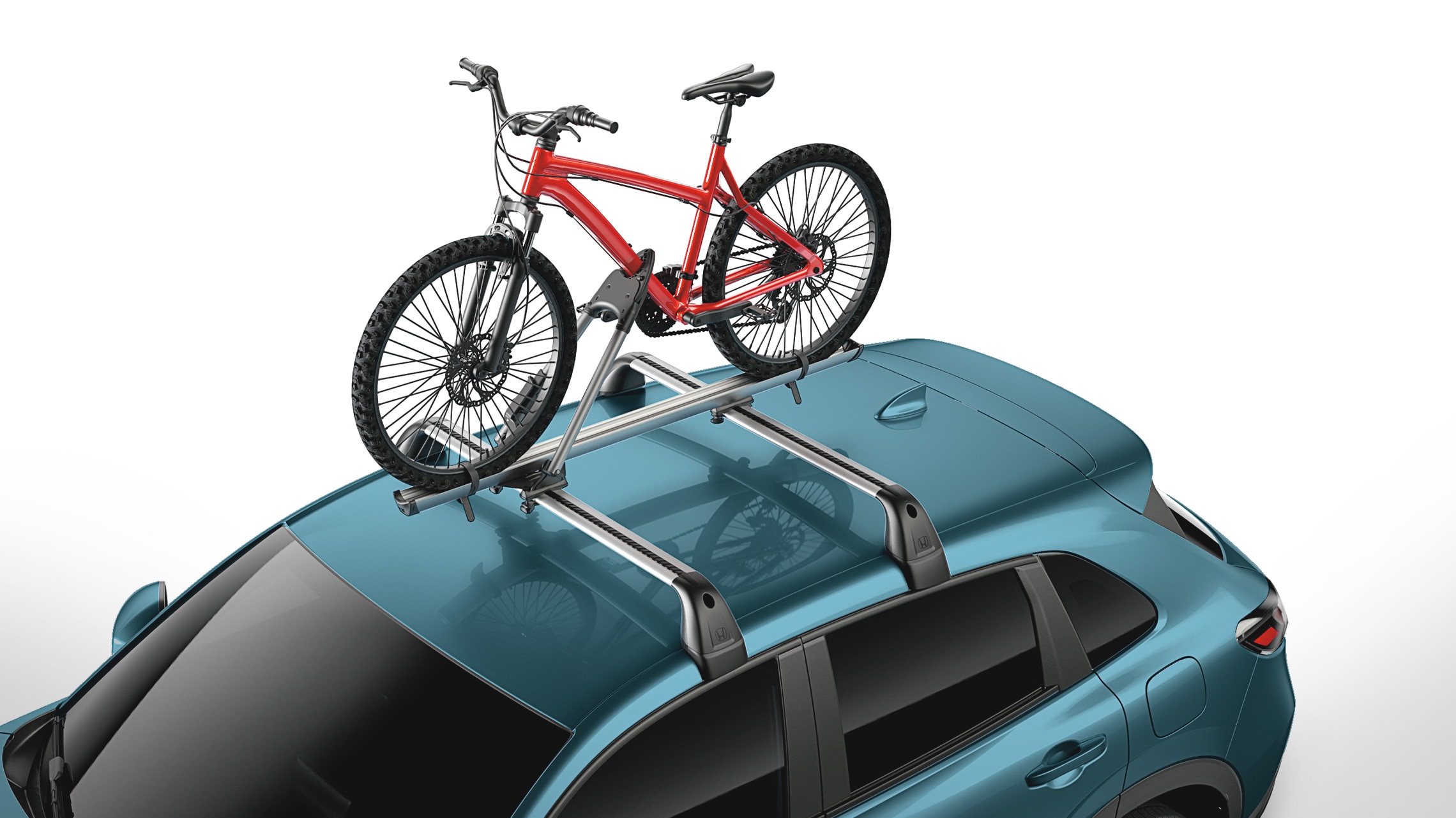 2027 Honda HR-V LX in Nordic Forest Pearl with accessory roof rack