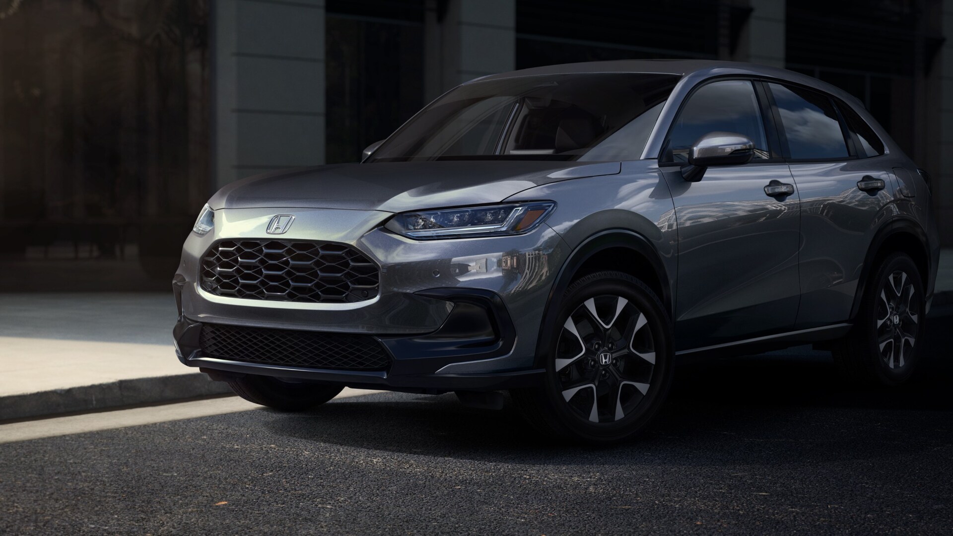 2027 Honda HR-V front styling honeycomb grille LED headlights