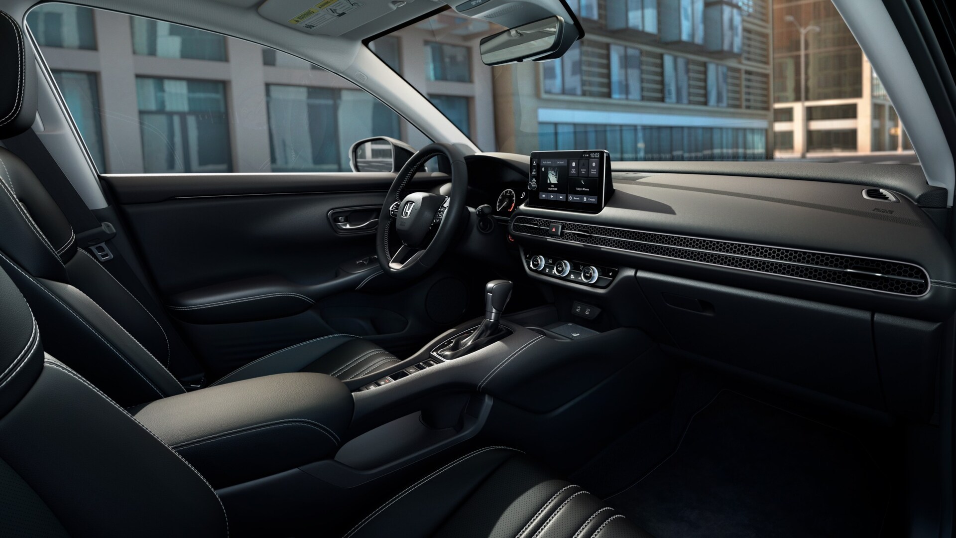 2027 Honda HR-V driver cockpit honeycomb dashboard