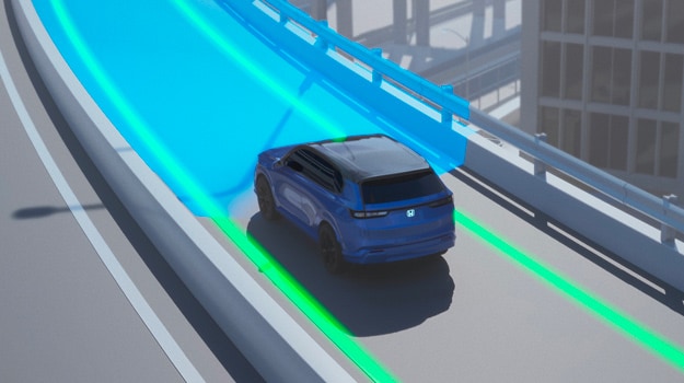 Honda Sensing featuring the Lane Keeping Assist System with Traffic Jam Assist