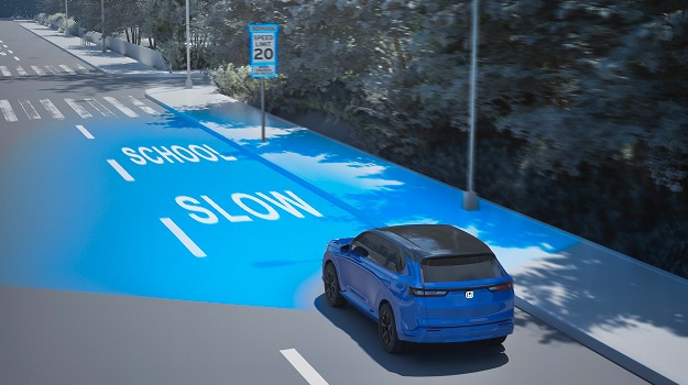 Honda Sensing featuring the Traffic Sign Recognition System