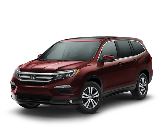 2018 Pilot Deep Scarlet Pearl 2WD EX-L with Rear Entertainment System