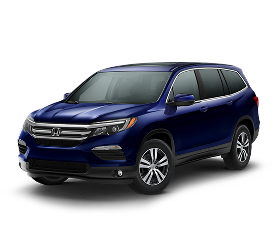 2018 Pilot Obsidian Blue Pearl 2WD EX-L with Rear Entertainment System