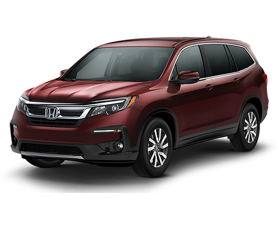 2019 Pilot Deep Scarlet Pearl 2WD EX