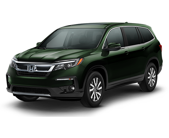 2019 Pilot Black Forest Pearl AWD EX-L with Navigation and Rear Entertainment System