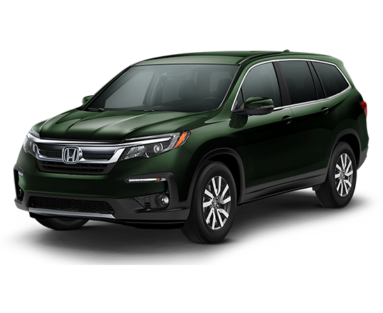 2019 Pilot Black Forest Pearl AWD EX
