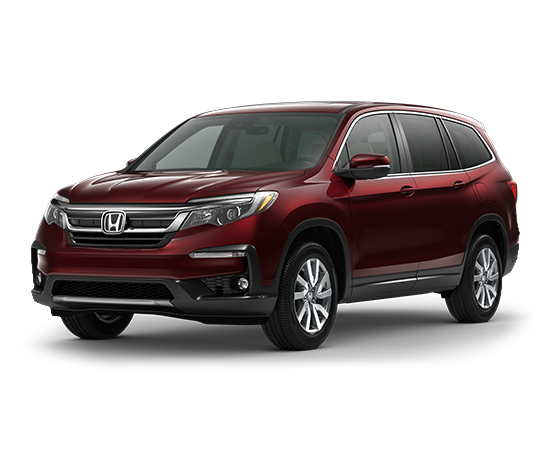2020 Pilot Deep Scarlet Pearl 2WD EX-L with Navigation and Rear Entertainment System
