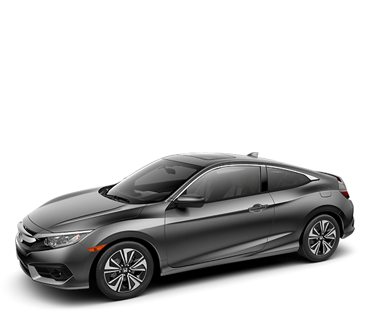 2017 Civic Coupe Modern Steel Metallic EX w/Leather