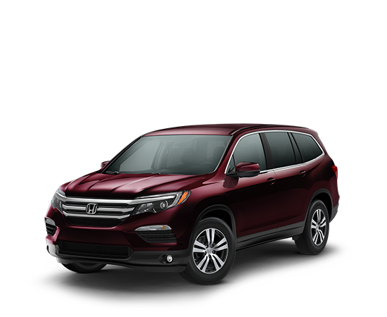 2017 Pilot Dark Cherry Pearl AWD EX