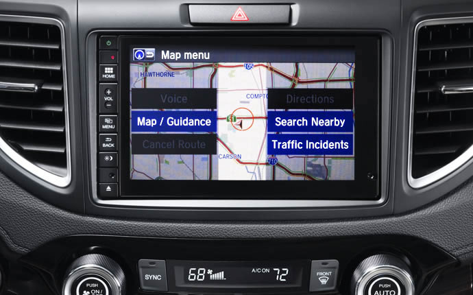 Automobiles Honda Images 2017 Cr V Interior Gallery 9 30 2017 3 28 Pm 53081 Cr V Suv Satellite Navigation System E Jpg 38663 Shifter Detail A